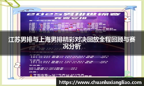 江苏男排与上海男排精彩对决回放全程回顾与赛况分析
